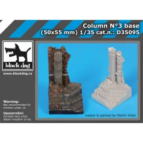   Black Dog D35095 Column N°3 base dioráma makett kiegészítő (1/35)