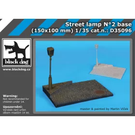   Black Dog D35096 Street lamp N°2 base dioráma makett kiegészítő (1/35)