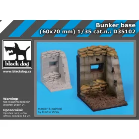   Black Dog D35102 Bunker base dioráma makett kiegészítő (1/35)