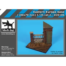   Black Dog D35106 Eastern Europe base dioráma makett kiegészítő (1/35)