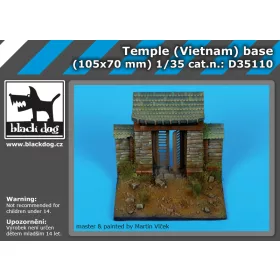   Black Dog D35110 Temple (Vietnam ) base dioráma makett kiegészítő (1/35)