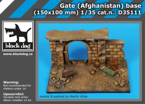 Black Dog D35111 Gate(Afghanistan) base dioráma makett kiegészítő (1/35)