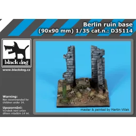   Black Dog D35114 Berlin ruin base dioráma makett kiegészítő (1/35)