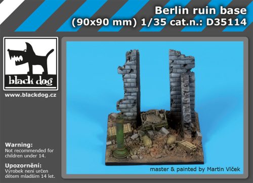 Black Dog D35114 Berlin ruin base dioráma makett kiegészítő (1/35)