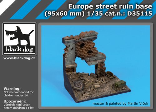 Black Dog D35115 Europe street run base dioráma makett kiegészítő (1/35)