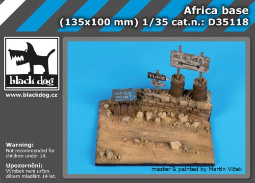 Black Dog D35118 Africa base dioráma makett kiegészítő (1/35)