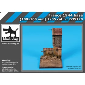   Black Dog D35120 France 1944 base dioráma makett kiegészítő (1/35)