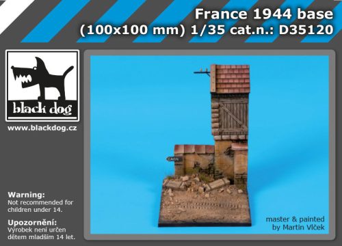 Black Dog D35120 France 1944 base dioráma makett kiegészítő (1/35)