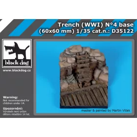   Black Dog D35122 Trench WW I N°4 dioráma makett kiegészítő (1/35)