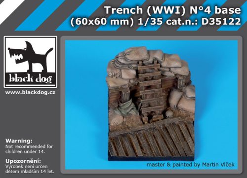 Black Dog D35122 Trench WW I N°4 dioráma makett kiegészítő (1/35)