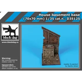   Black Dog D35125 House basement base dioráma makett kiegészítő (1/35)