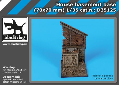 Black Dog D35125 House basement base dioráma makett kiegészítő (1/35)