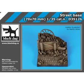   Black Dog D35126 Street base dioráma makett kiegészítő (1/35)