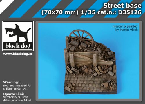 Black Dog D35126 Street base dioráma makett kiegészítő (1/35)