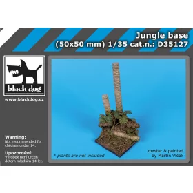  Black Dog D35127 Jungle base dioráma makett kiegészítő (1/35)