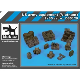   Black Dog D35129 US army equipment Vietnam dioráma makett kiegészítő (1/35)