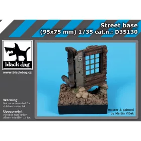   Black Dog D35130 Street base dioráma makett kiegészítő (1/35)