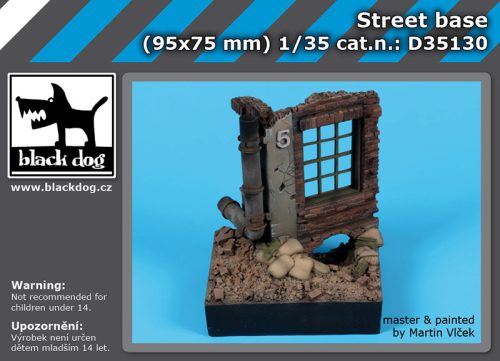 Black Dog D35130 Street base dioráma makett kiegészítő (1/35)