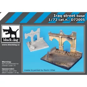   Black Dog D72005 Iraq street base dioráma makett kiegészítő (1/72)