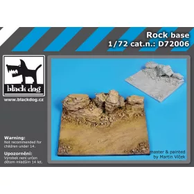  Black Dog D72006 Rock base dioráma makett kiegészítő (1/72)