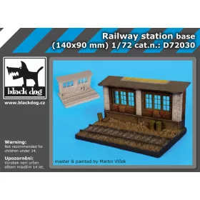   Black Dog D72030 Raiway station base dioráma makett kiegészítő (1/72)