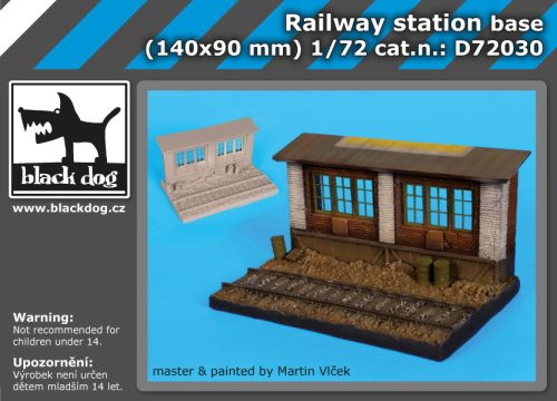 Black Dog D72030 Raiway station base dioráma makett kiegészítő (1/72)