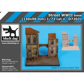   Black Dog D72031 Street ww II base dioráma makett kiegészítő (1/72)