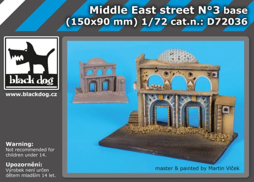 Black Dog D72036 Middle east street N°3 base dioráma makett kiegészítő (1/72)