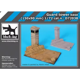   Black Dog D72038 Guard tower base dioráma makett kiegészítő (1/72)