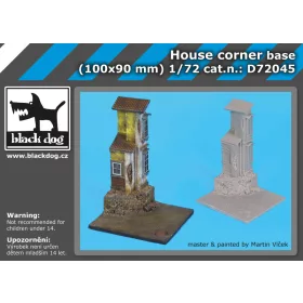   Black Dog D72045 House corner base dioráma makett kiegészítő (1/72)
