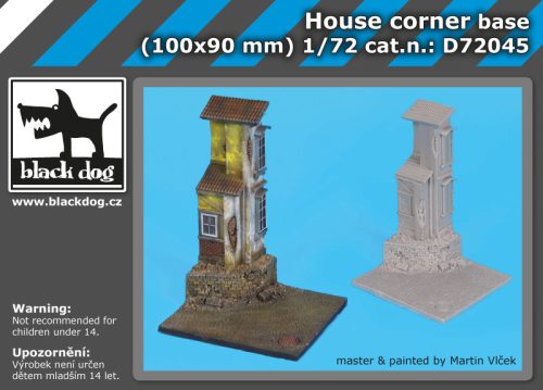 Black Dog D72045 House corner base dioráma makett kiegészítő (1/72)