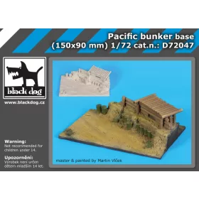   Black Dog D72047 Pacific bunker base dioráma makett kiegészítő (1/72)