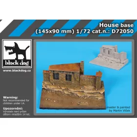   Black Dog D72050 House base dioráma makett kiegészítő (1/72)