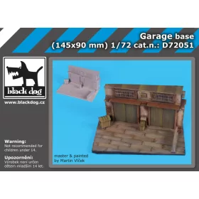   Black Dog D72051 Garage base dioráma makett kiegészítő (1/72)