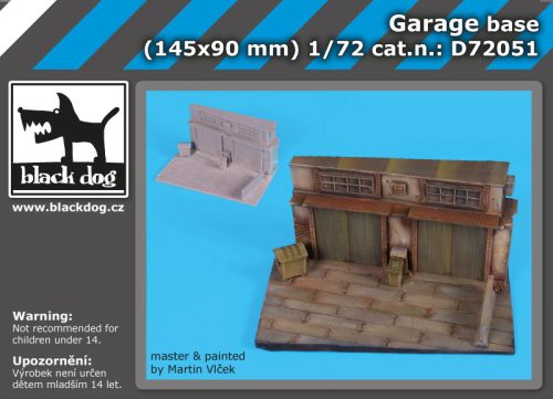 Black Dog D72051 Garage base dioráma makett kiegészítő (1/72)