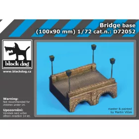   Black Dog D72052 Bridge base dioráma makett kiegészítő (1/72)