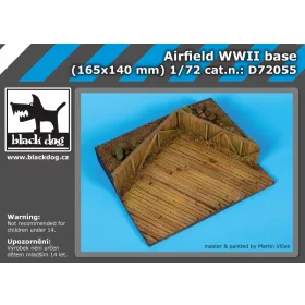   Black Dog D72055 Airfield WW II base dioráma makett kiegészítő (1/72)
