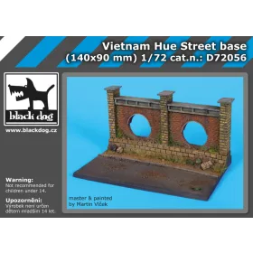   Black Dog D72056 Vietnam Hue stret base dioráma makett kiegészítő (1/72)