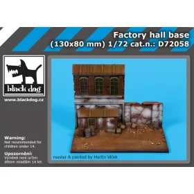   Black Dog D72058 Factory hall base dioráma makett kiegészítő (1/72)