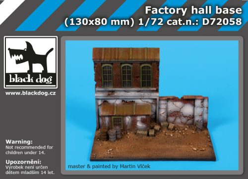 Black Dog D72058 Factory hall base dioráma makett kiegészítő (1/72)