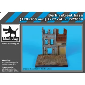   Black Dog D72059 Berlin street base dioráma makett kiegészítő (1/72)
