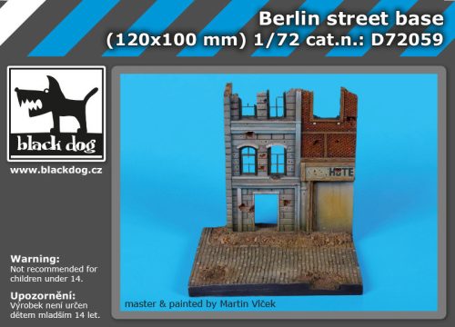 Black Dog D72059 Berlin street base dioráma makett kiegészítő (1/72)