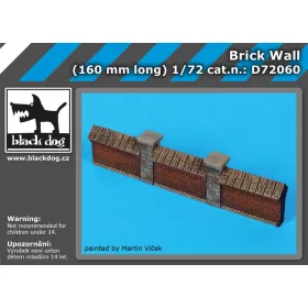   Black Dog D72060 Brick wall dioráma makett kiegészítő (1/72)