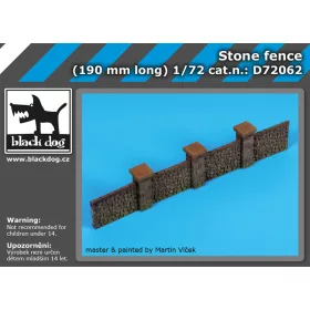  Black Dog D72062 Stone fence dioráma makett kiegészítő (1/72)