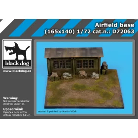   Black Dog D72063 Airfield base dioráma makett kiegészítő (1/72)