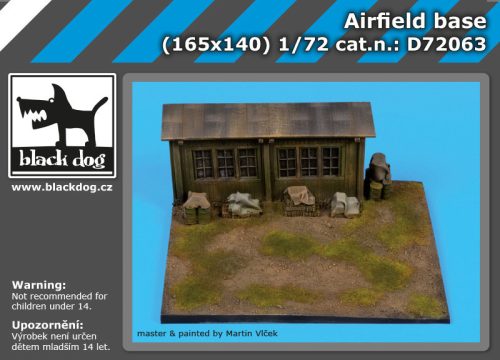 Black Dog D72063 Airfield base dioráma makett kiegészítő (1/72)