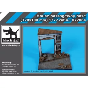   Black Dog D72064 House passageway base dioráma makett kiegészítő (1/72)