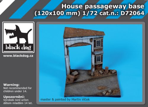 Black Dog D72064 House passageway base dioráma makett kiegészítő (1/72)