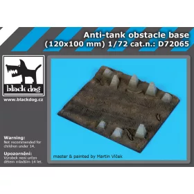   Black Dog D72065 Antitank obstacle base dioráma makett kiegészítő (1/72)