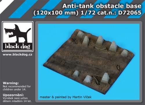 Black Dog D72065 Antitank obstacle base dioráma makett kiegészítő (1/72)